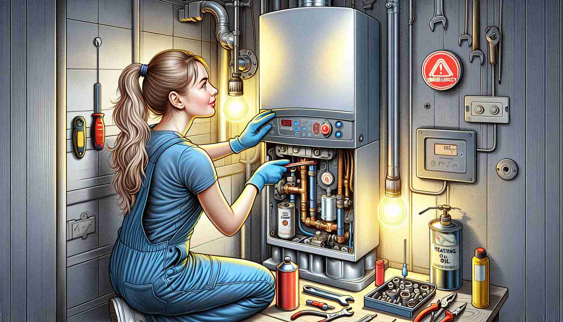 An image illustrating How to Bleed a Heating Oil System: A Step-by-Step Guide