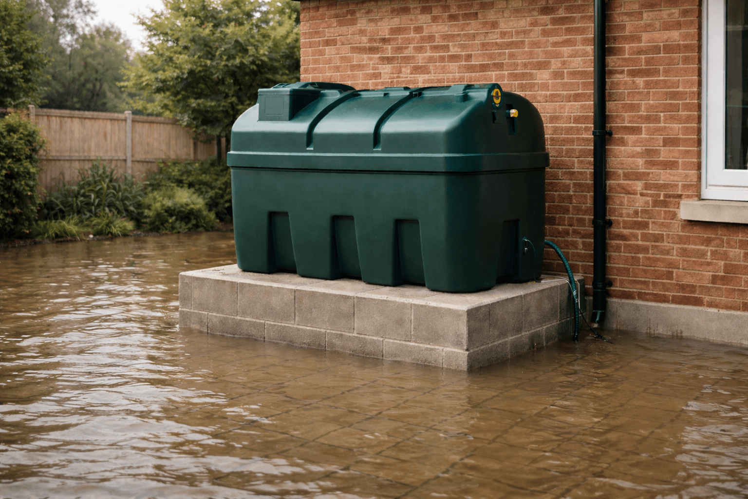 oil tank installation