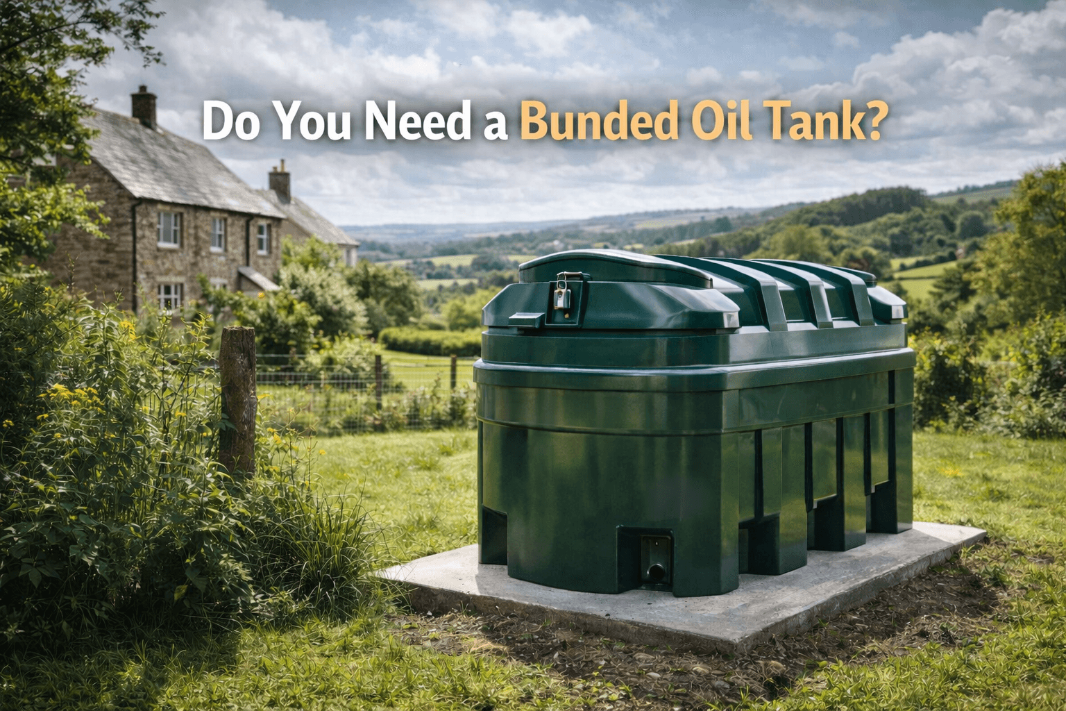 bunded oil tank