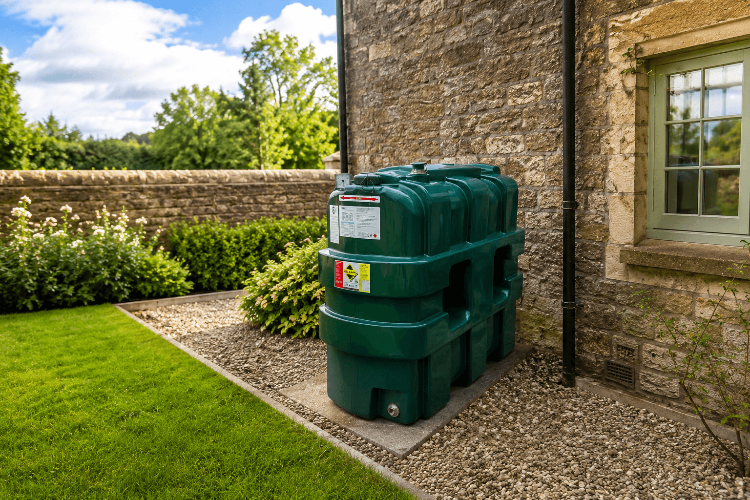 Keep Your Oil Tank Area Safe and Tidy This Summer